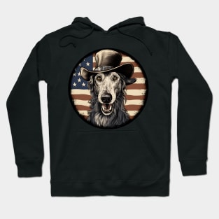 Patriotic Scottish Deerhound Hoodie